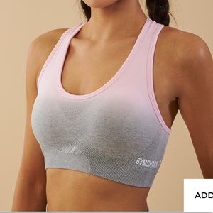 GYMSHARK - OMBRE SEAMLESS SPORTS BRA